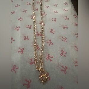 Gold rated Sun Pendant Necklace
Affordable fashion fines